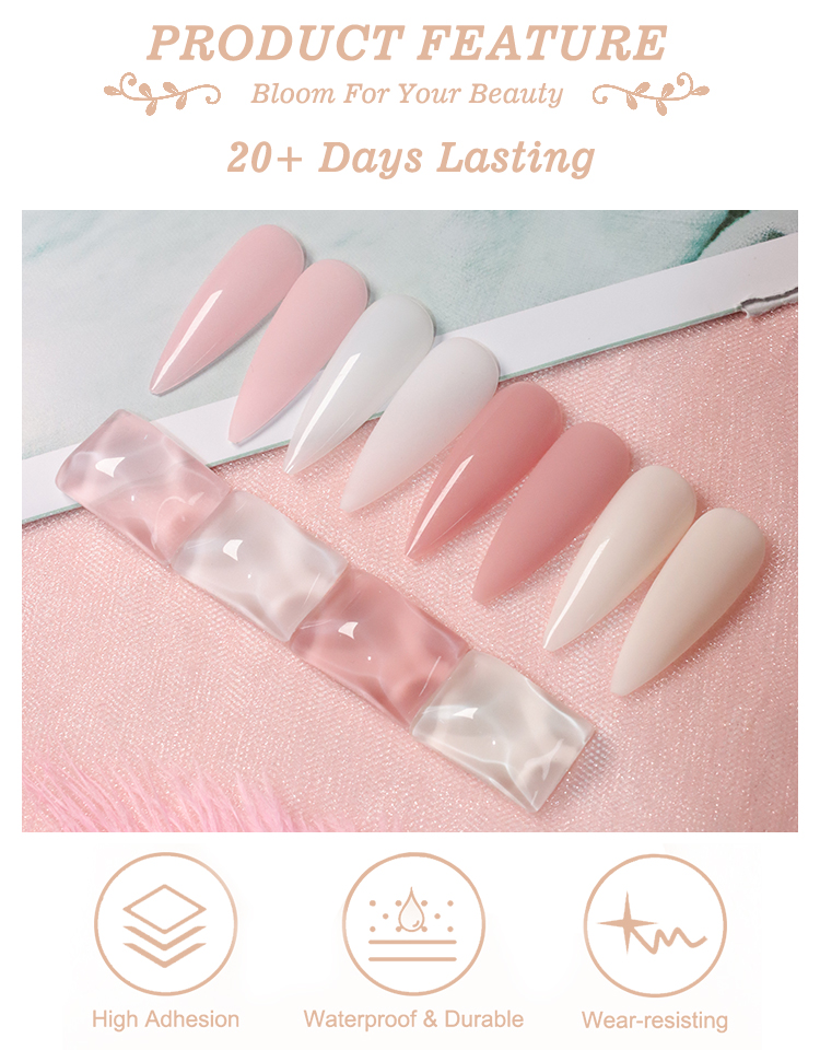 Nail Building gel 20 colors details