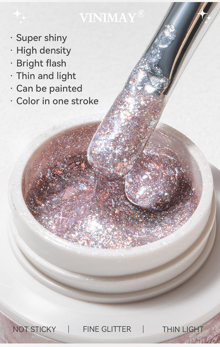 High Density Shiny Glitter Flash Gel Polish Private Label 6 Colors Reflective Shimmer Glitter Gel in Jar (3).jpg