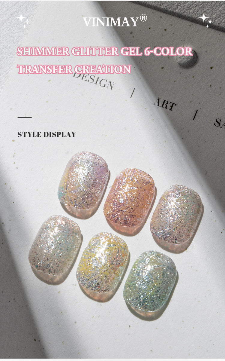 High Density Shiny Glitter Flash Gel Polish Private Label 6 Colors Reflective Shimmer Glitter Gel in Jar (6).jpg
