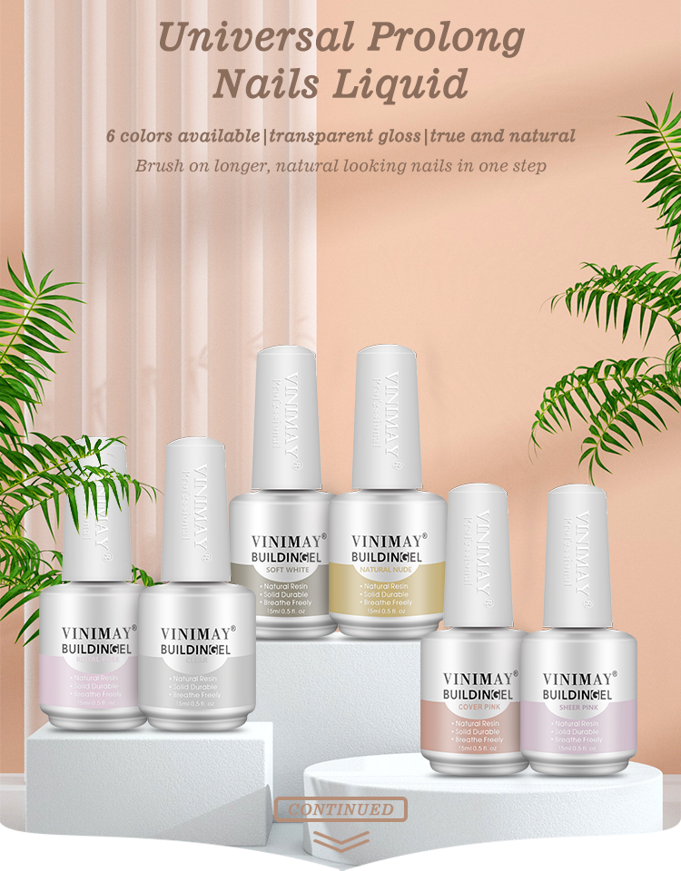 Nail Building gel 20 colors details