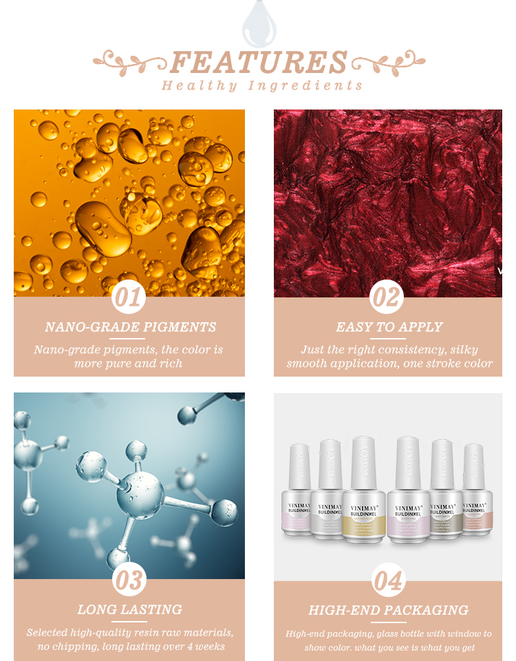 Nail Building gel 20 colors supplier