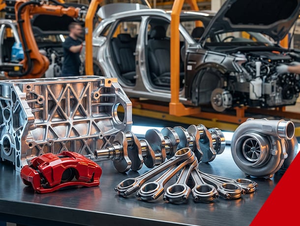 Auto parts processing