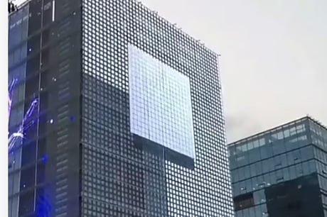 Outdoor Transparent LED Screen, Transparent LED Wall Display,Vedio Wall