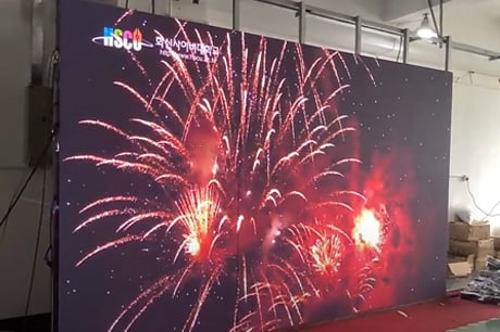 Музикален фестивал, дисплеи с LED матрица