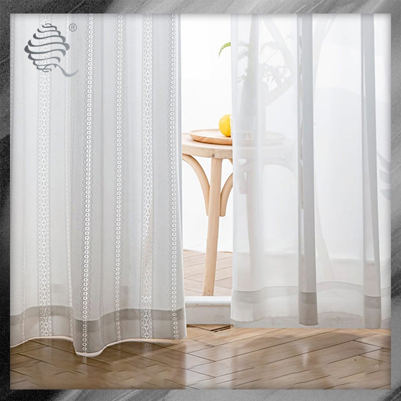 Elegant Sheer curtain fabric