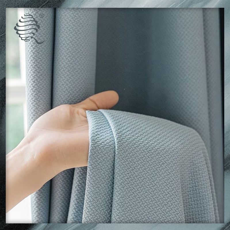Rice Grain Linen blackout curtain fabric