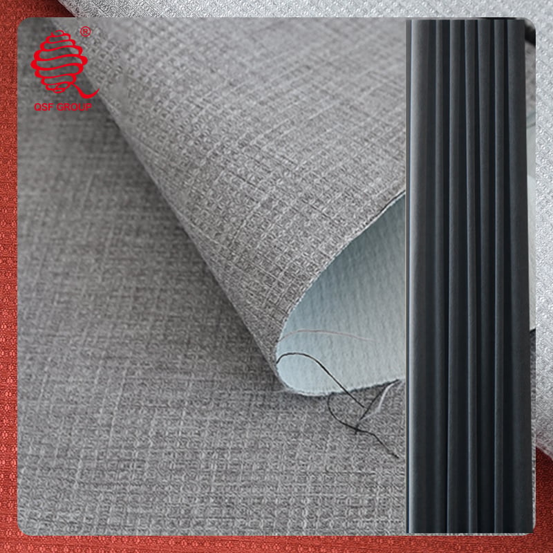 Mini-Check Curtain Fabric | Subtle Texture, Warm Atmosphere, Timeless Style