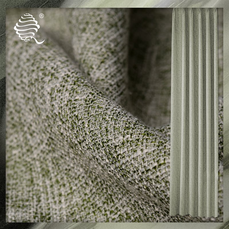 Big Belly Yarn Curtain Fabric | Textured, Durable & Blackout