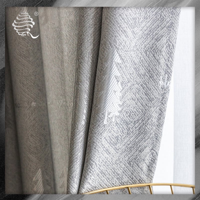 Forest Jacquard blackout curtain fabric