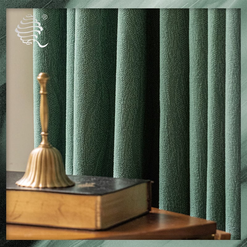Shuifu cotton Jacquard blackout curtain fabric