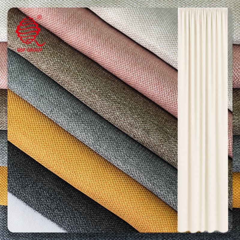 Brocade-Linen Blackout Fabric | Soft Sheen & Natural Texture for Premium Shading