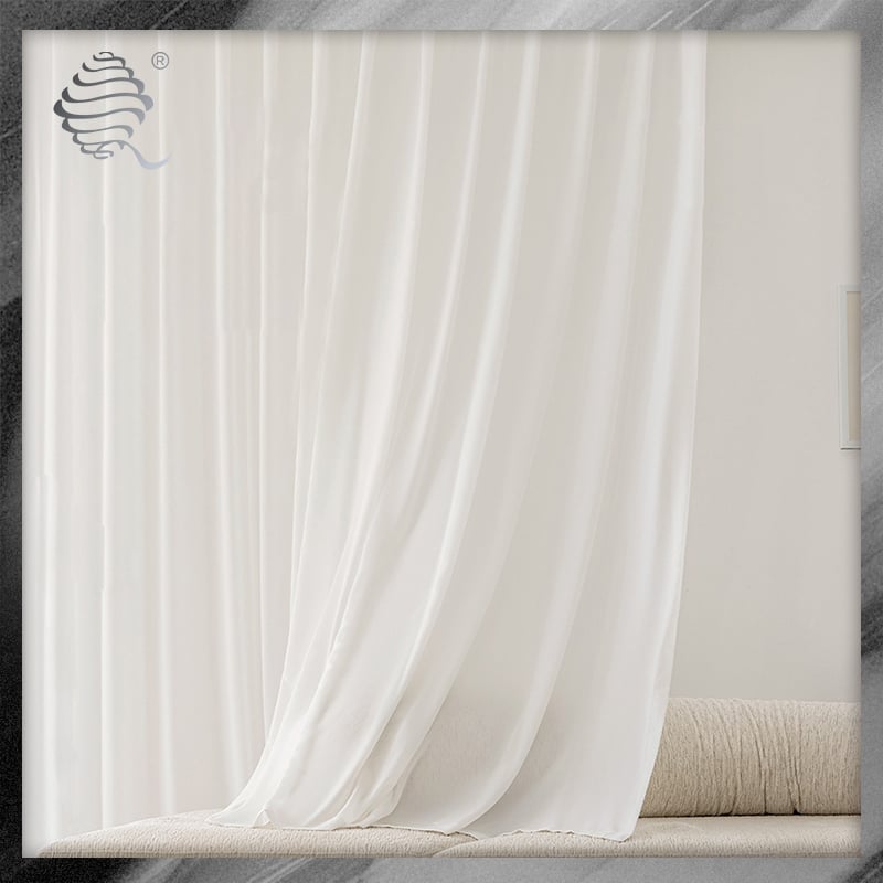 silk velvet sheer curtain fabric