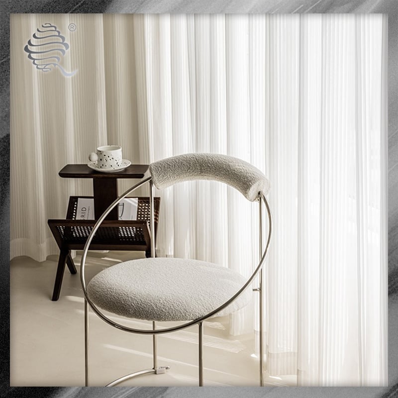 Vertical Venetian sheer curtain fabric