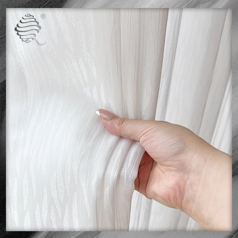 Milky Way Silk Sheer Curtain fabric