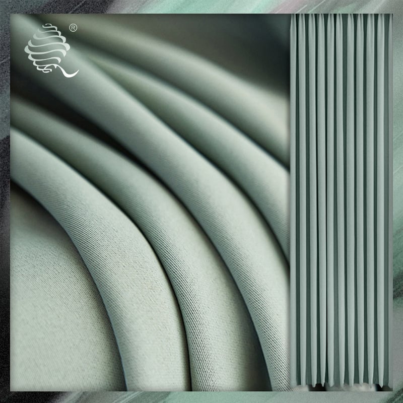 High precision blackout curtain fabirc
