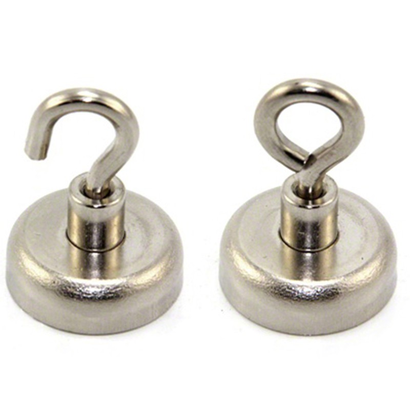 Ketaimag CNC NdFeB Pot Magneet Met Ooglet Haak
