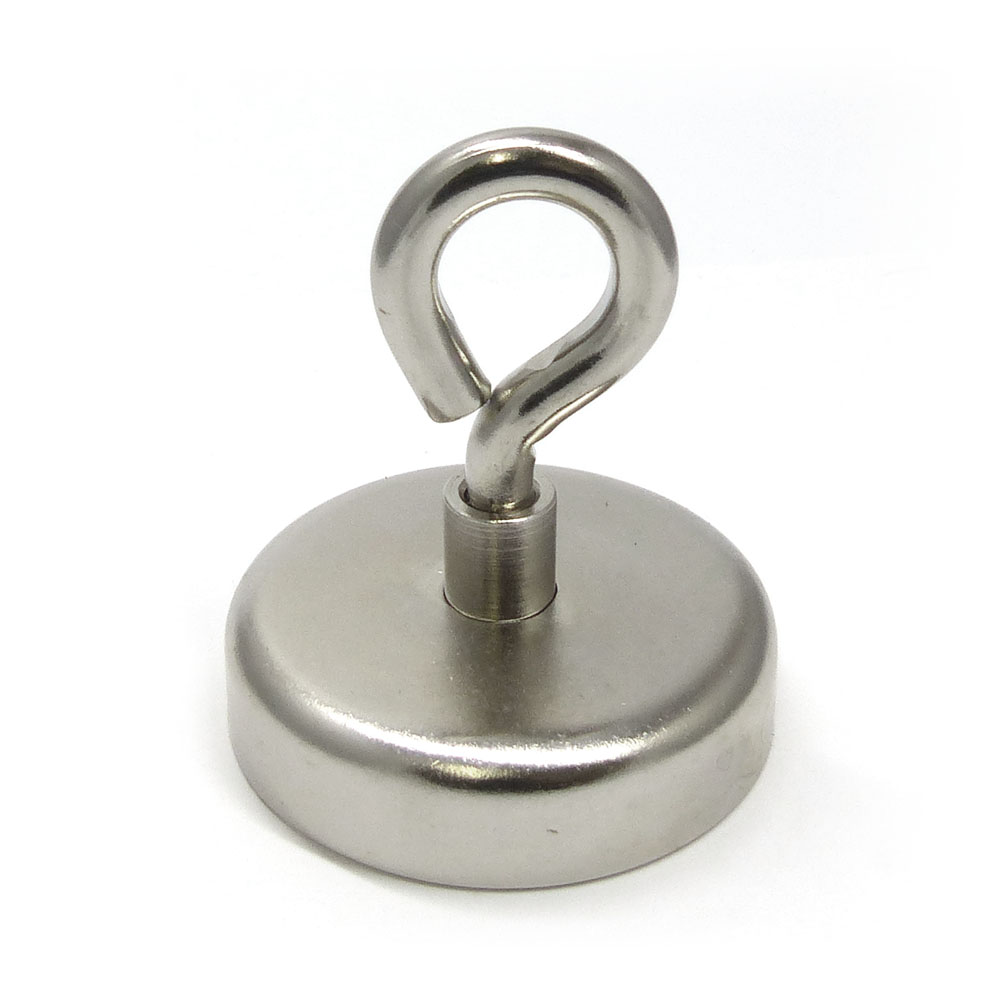 Ketaimag CNC NdFeB Pot Magneet Met Ooglet Haak