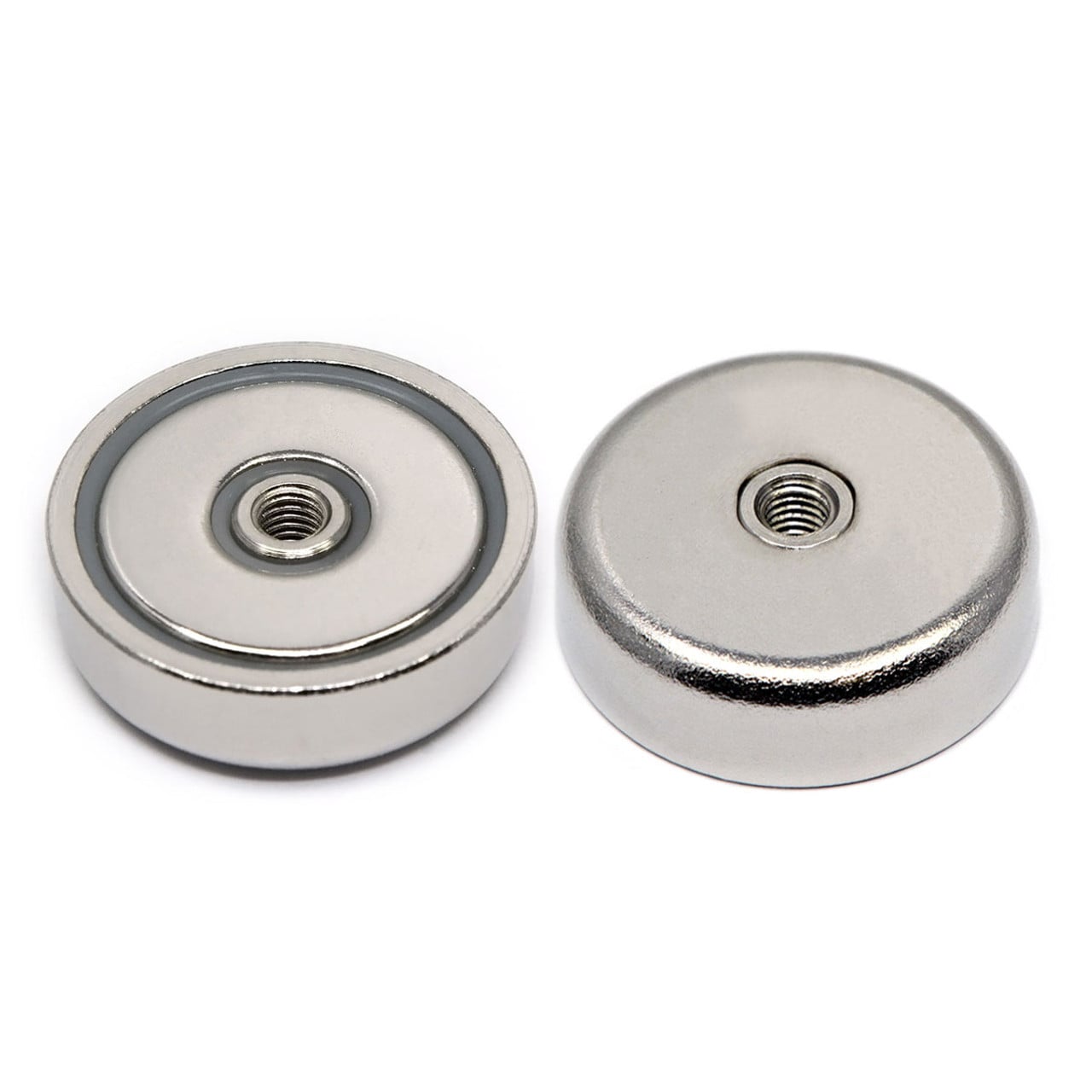 Round Base Neodymium Pot Magnet With Straight Hole