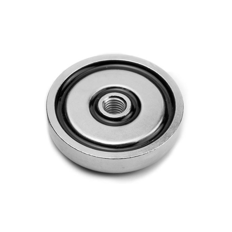 aimants à pot plat NdFeb avec trou traversant CNC
