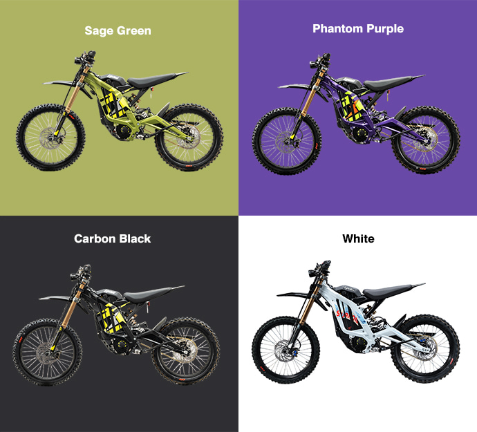 Motocicleta eléctrica todoterreno de la serie Surron completamente renovada