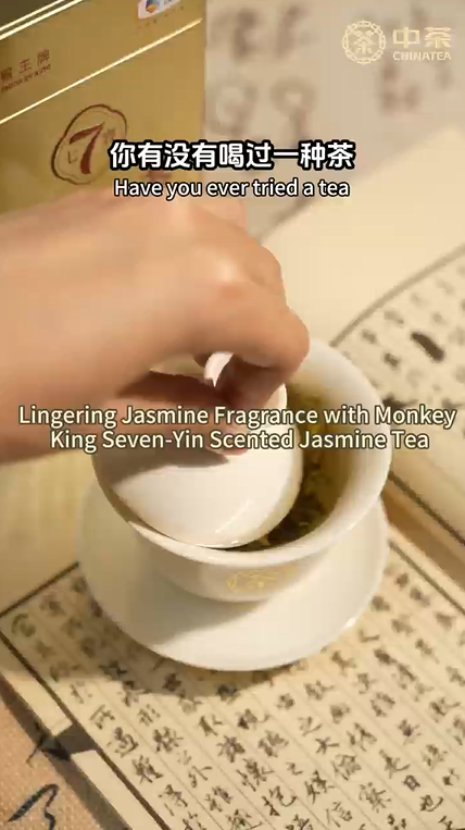 481: Lingering Jasmine Fragrance with Monkey King Seven-Yin Scented Jasmine Tea
