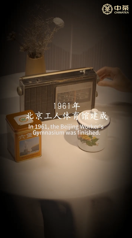 418:China Tea Gymnasium Series Liupao Tea, Moving forward with Chinese Sports