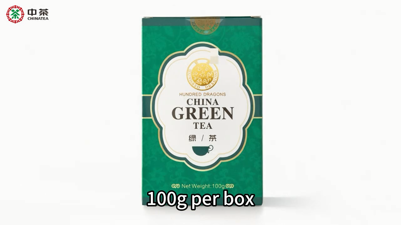 568: Hundred Dragons Green Tea by China Tea(Hunan)