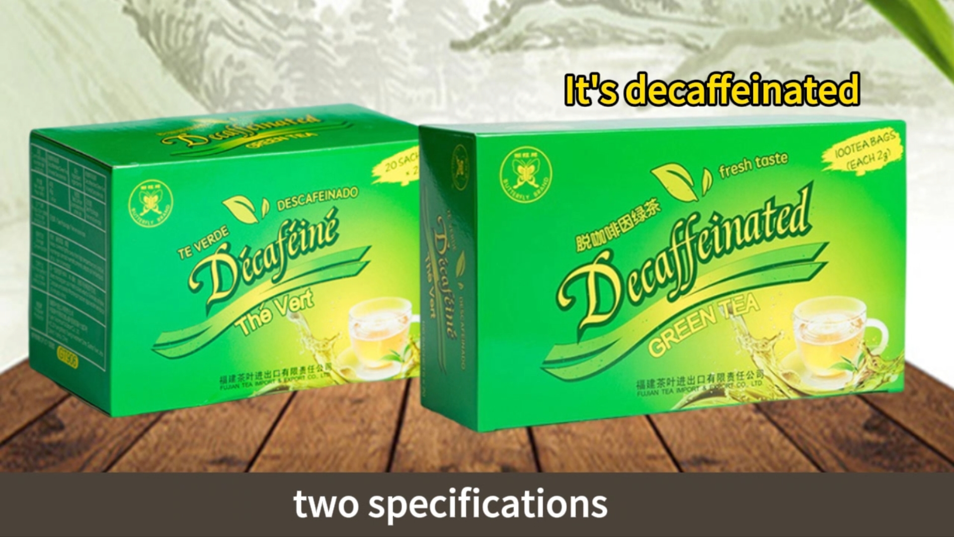 248: Decaffeinated Green Tea teabag
