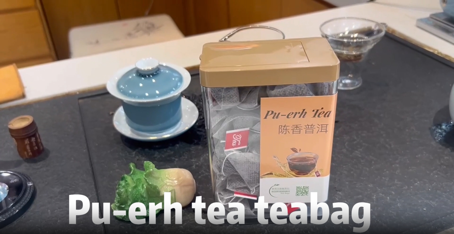 303: A product of puerh teabag from China Tea(Fujian)