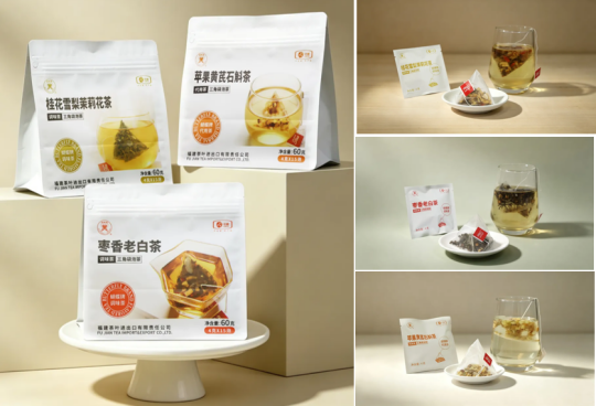 new launch tea on the go life enjoyment anytime china tea fujian pyramid tea bag life enjoyment series-1