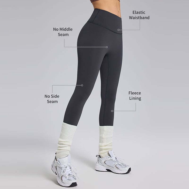Fall Winter Comfortable Fleece Warm Yoga Pants Fitness Workout Gym Legging