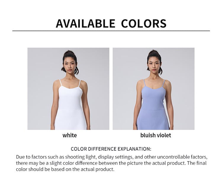 Adjustable Straps straps Tennis Short Dress Comes with Built-in Pocket factory