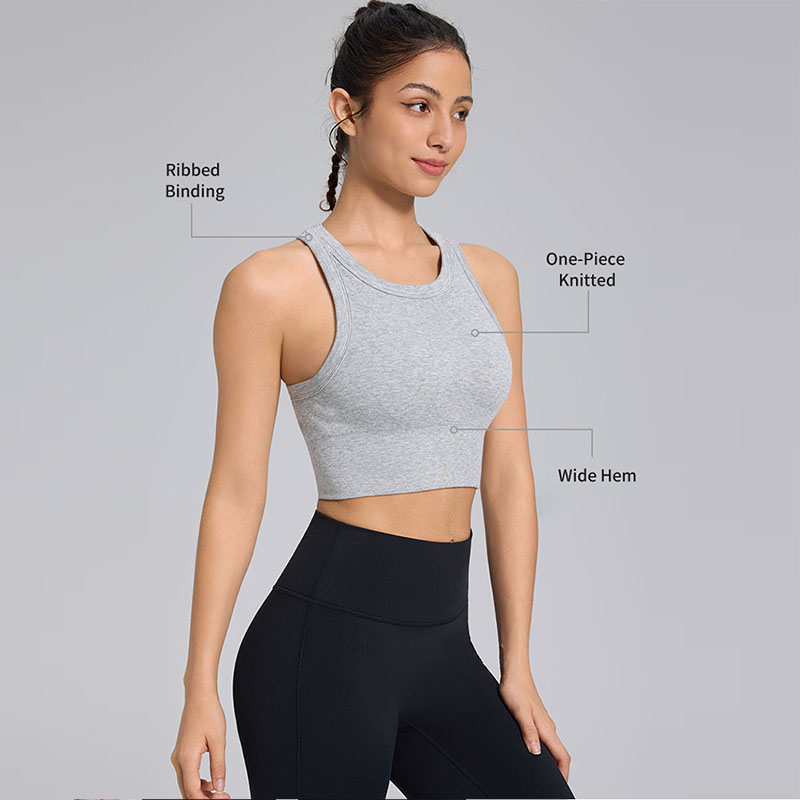 One-Piece Chest Pad Shockproof Breathable Seamless Sports Bras