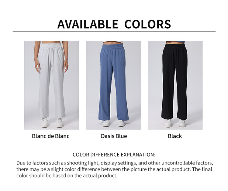 Silk-Screened Fabric Wide-Leg Pants With Drawstring Waist and Side Pockets
