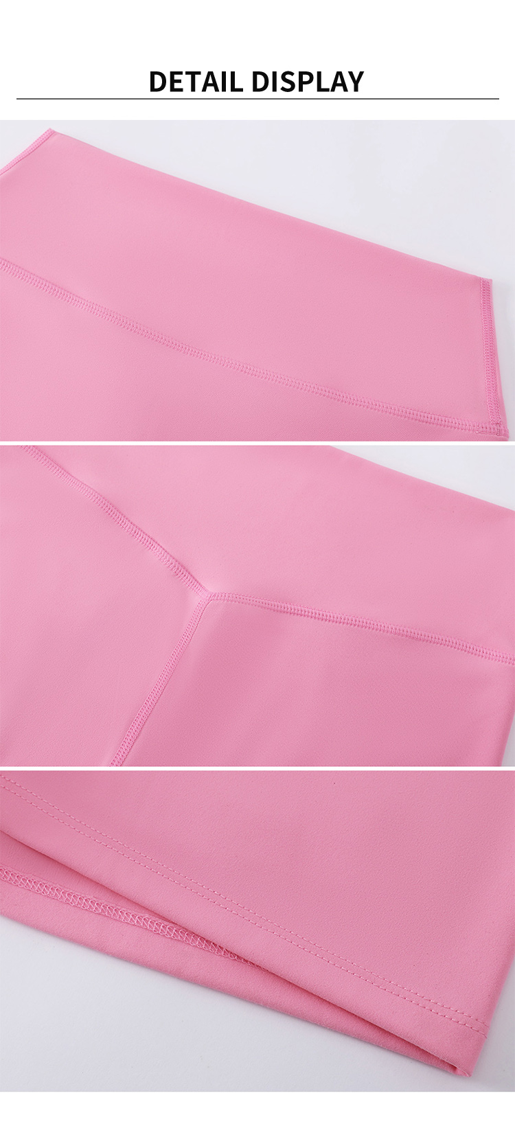 3.5inch Inseam High Waist Comfortable Soft Tummy Control Yoga Shorts