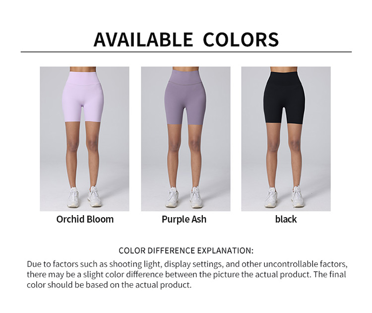 No T-shaped ines Breathable High Elasticity Butt Lift Yoga Shorts