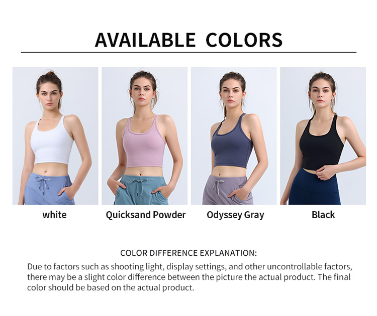 Removable Cup Compressive Middle Support U-Neckline racerback Sports Bra