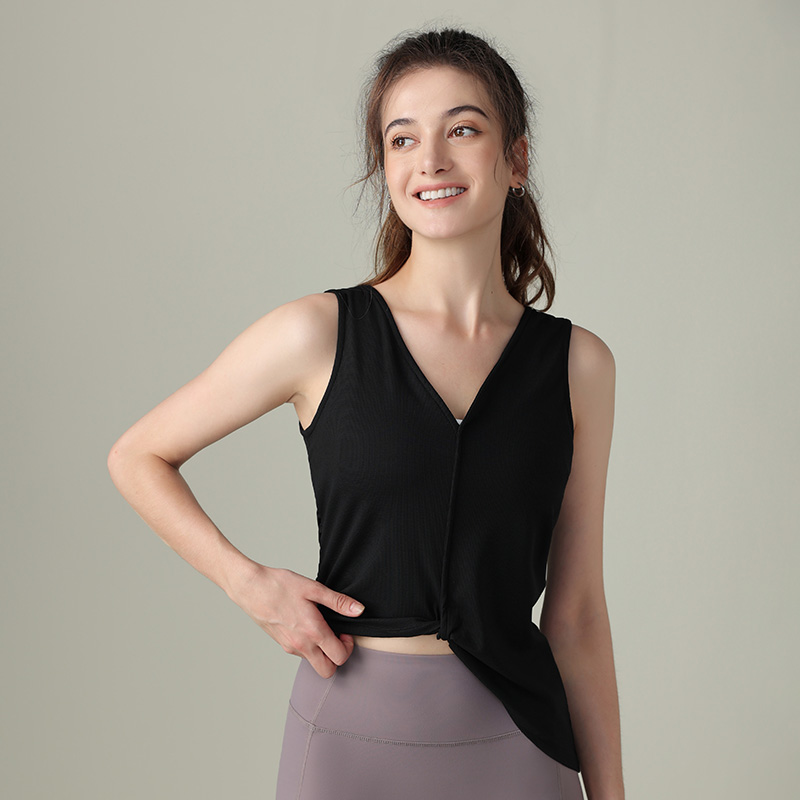 Breathable Sleeveless Vest Loose Yoga Sports Tank Top(2 Ways to Wear)