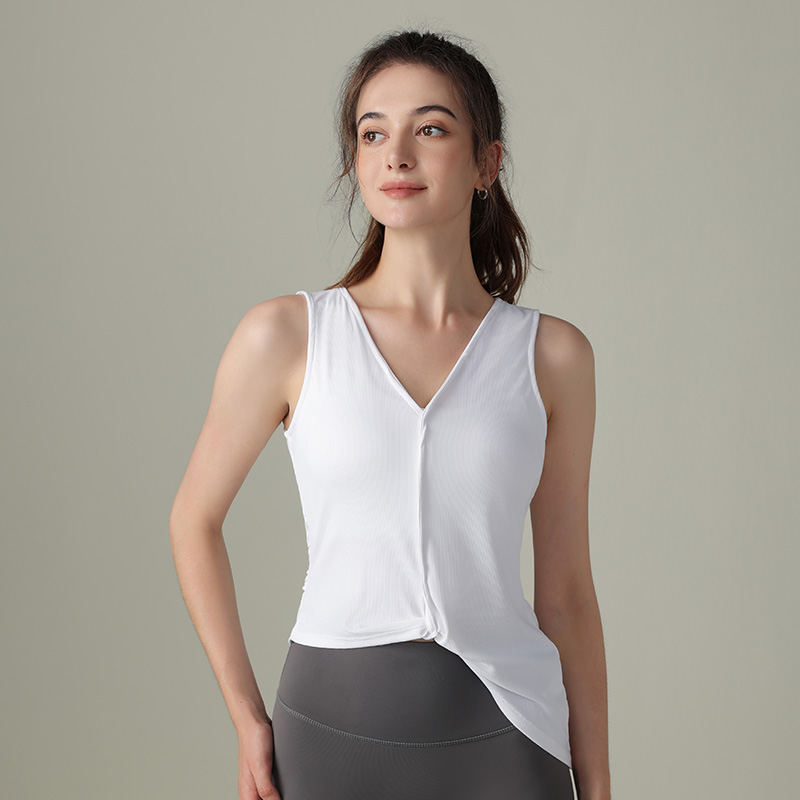 Breathable Sleeveless Vest Loose Yoga Sports Tank Top(2 Ways to Wear)