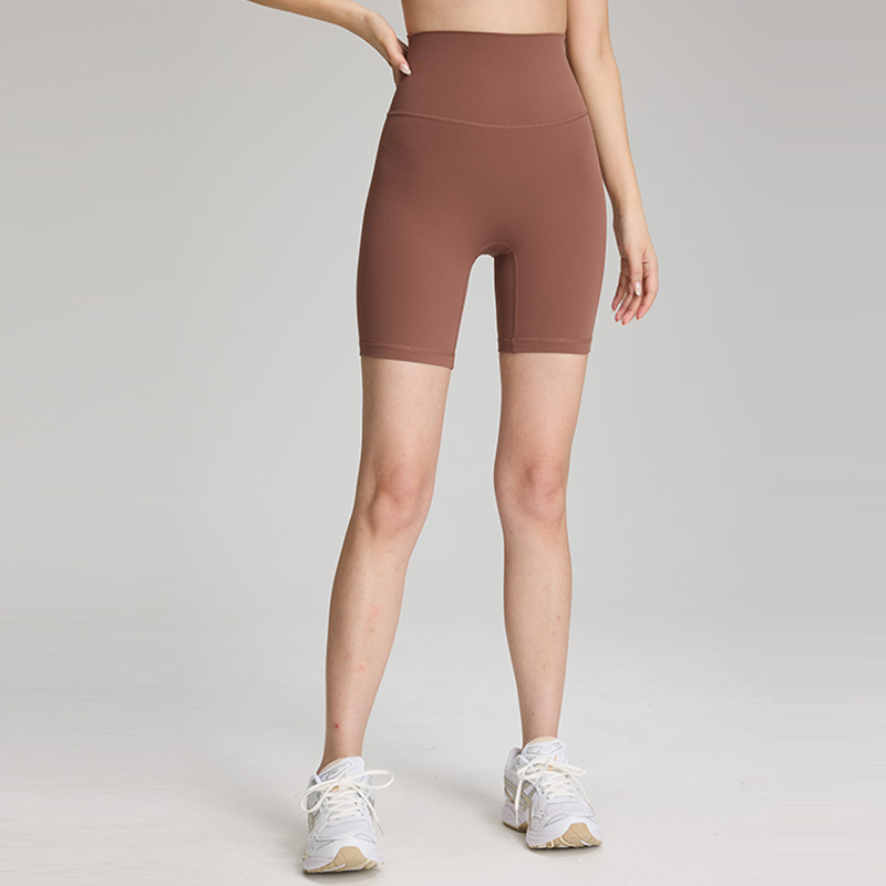 Breathable Simple High Elastic Running Gym Fitness Leggings Bike Yoga Shorts
