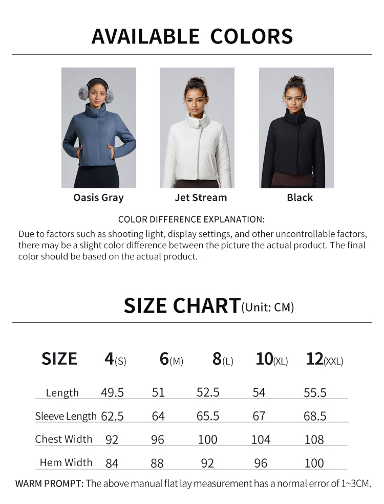 Lightweight Stand - Up Collar Jacket | Short A - Line, Breathable, Invisible Pocket, Workout Casual Outerwear