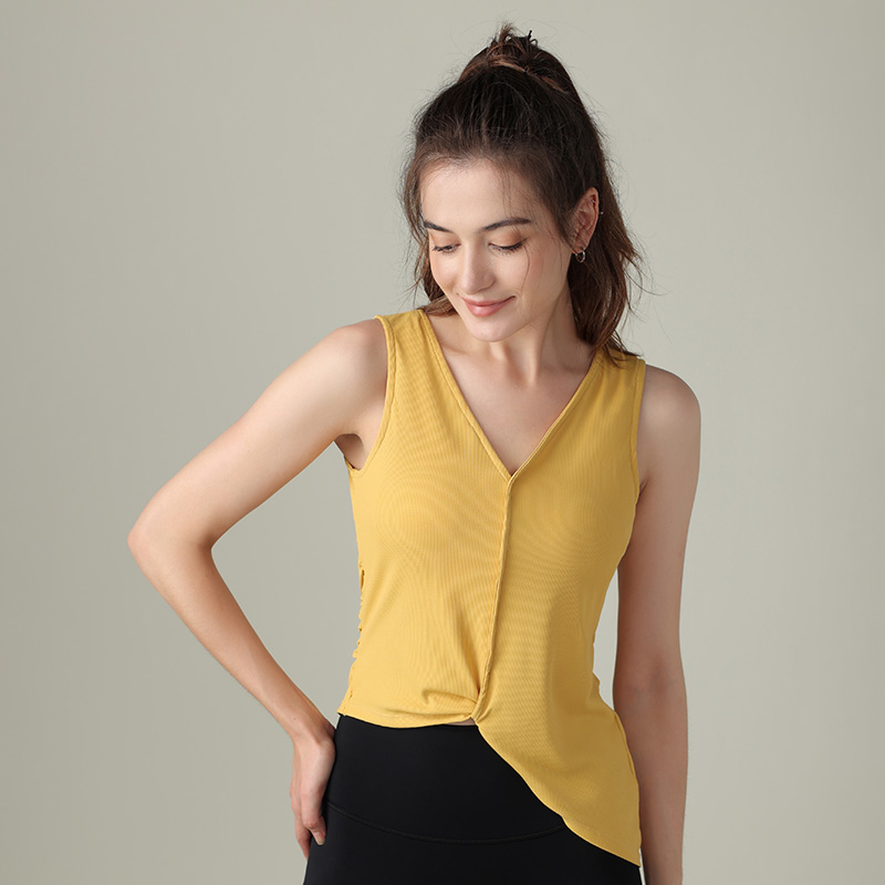 Breathable Sleeveless Vest Loose Yoga Sports Tank Top(2 Ways to Wear)