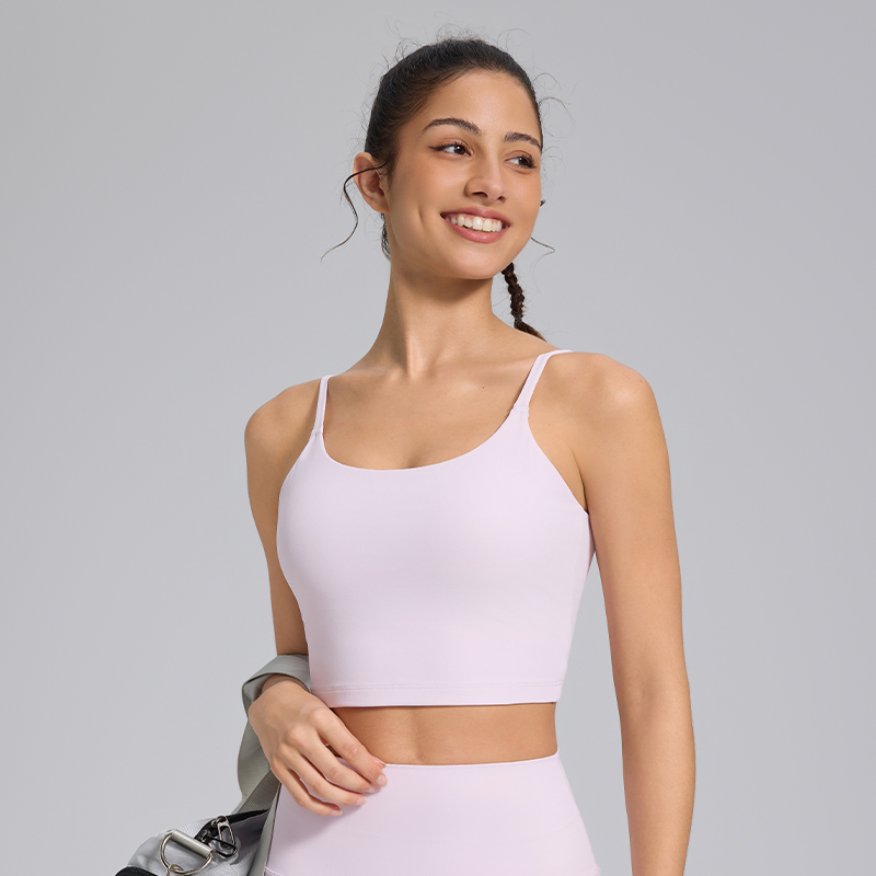 Super Soft Comfortable Breathable Simple Crop Tops U Back Hollow Sports Bras