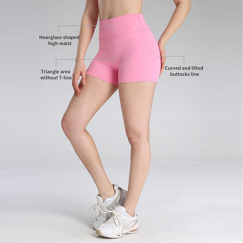 3.5inch Inseam High Waist Comfortable Soft Tummy Control Yoga Shorts