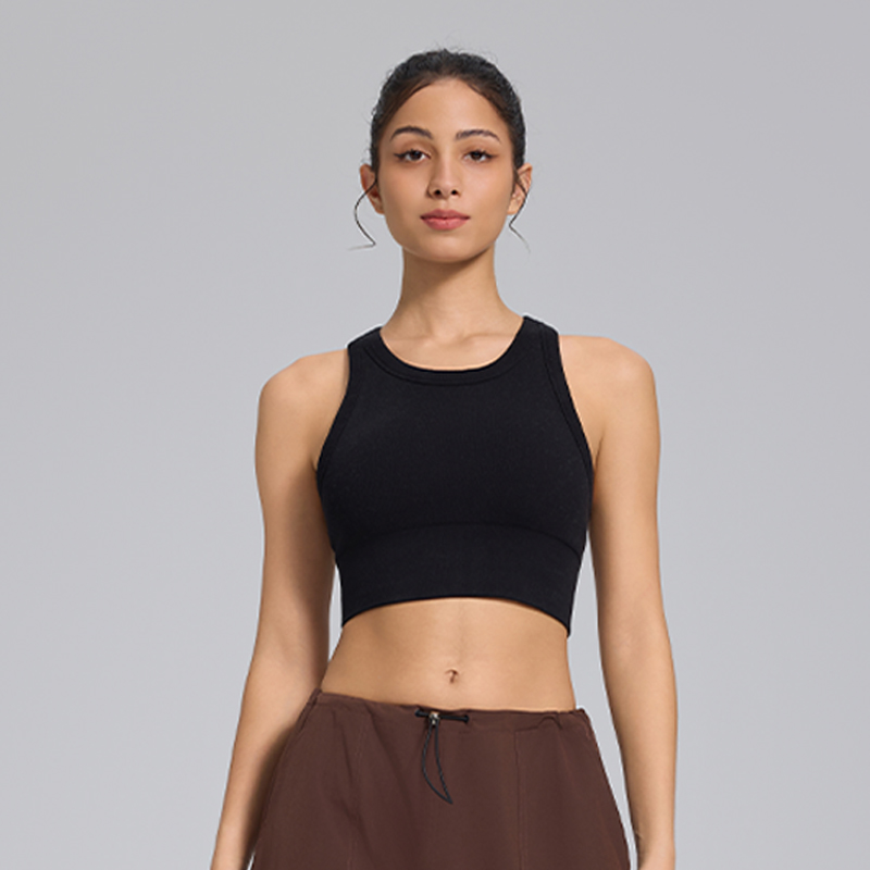 One-Piece Chest Pad Shockproof Breathable Seamless Sports Bras