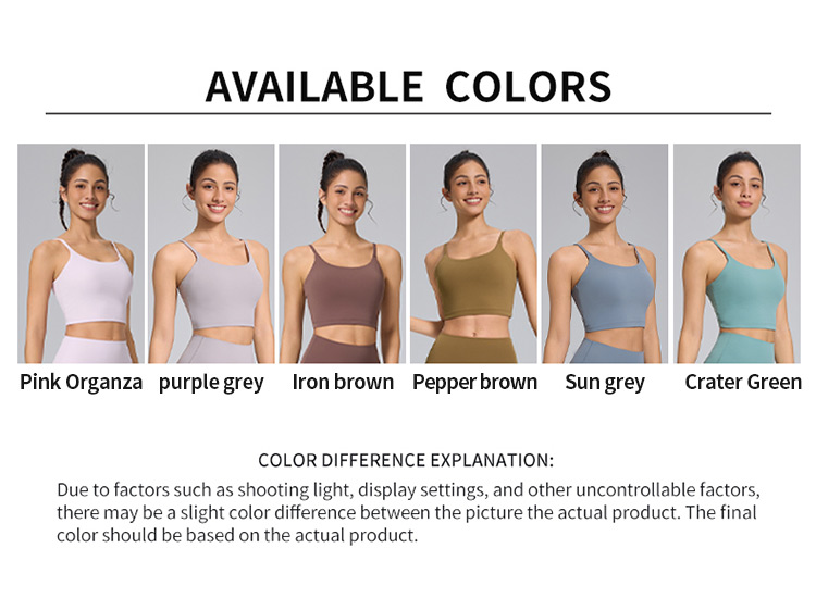 Super Soft Comfortable Breathable Simple Crop Tops U Back Hollow Sports Bras