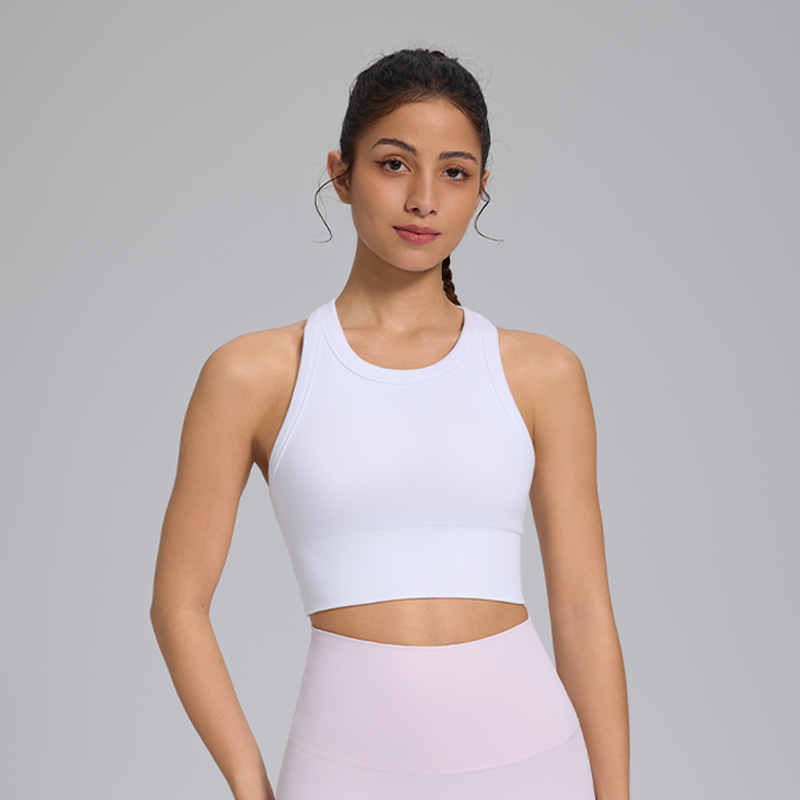 One-Piece Chest Pad Shockproof Breathable Seamless Sports Bras