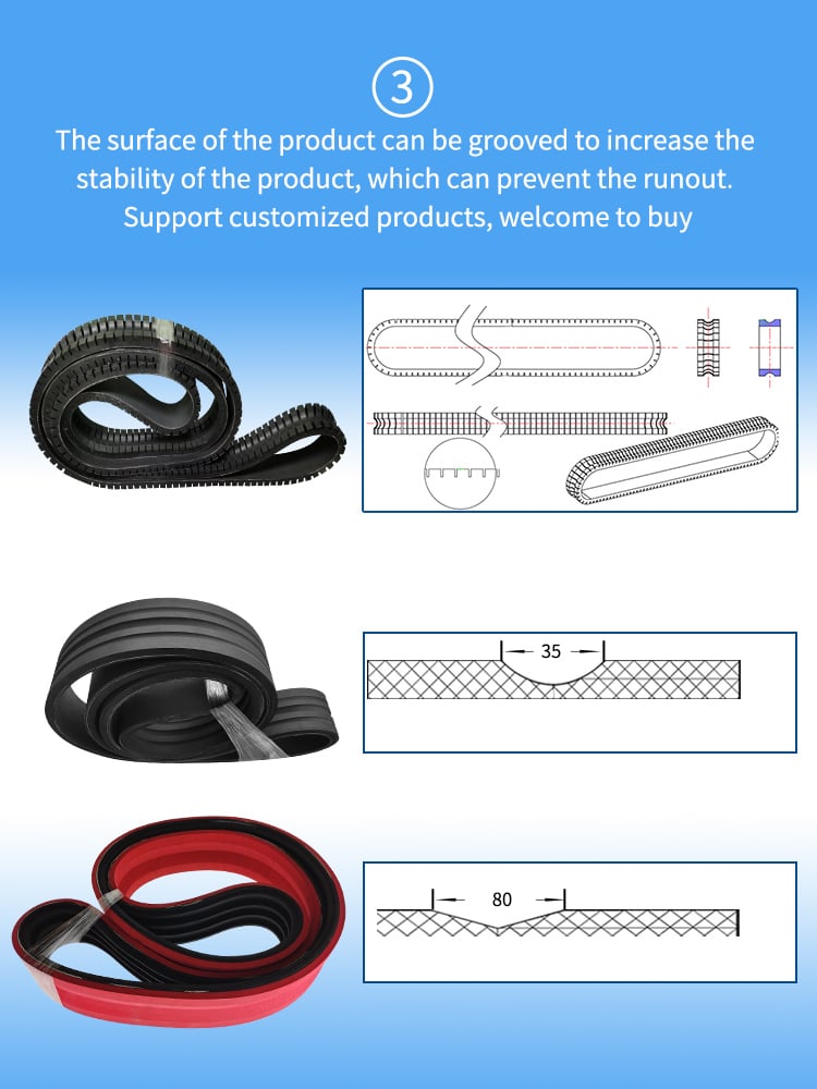 industrial extrusion belts details
