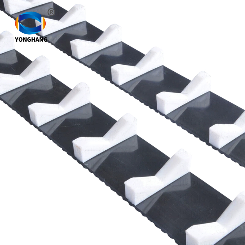 Correia de sincronização da máquina automática de cola de vidro oco vertical com cravos em V.
