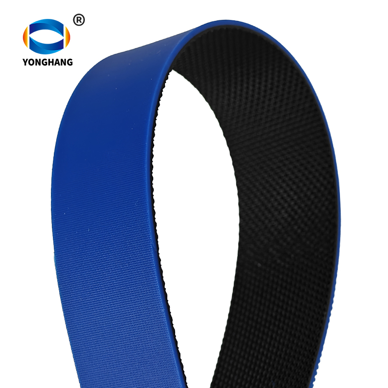 Рулонды тасымалдау үшін нейлонды жасыл-көк серпімді жазық белдеу
